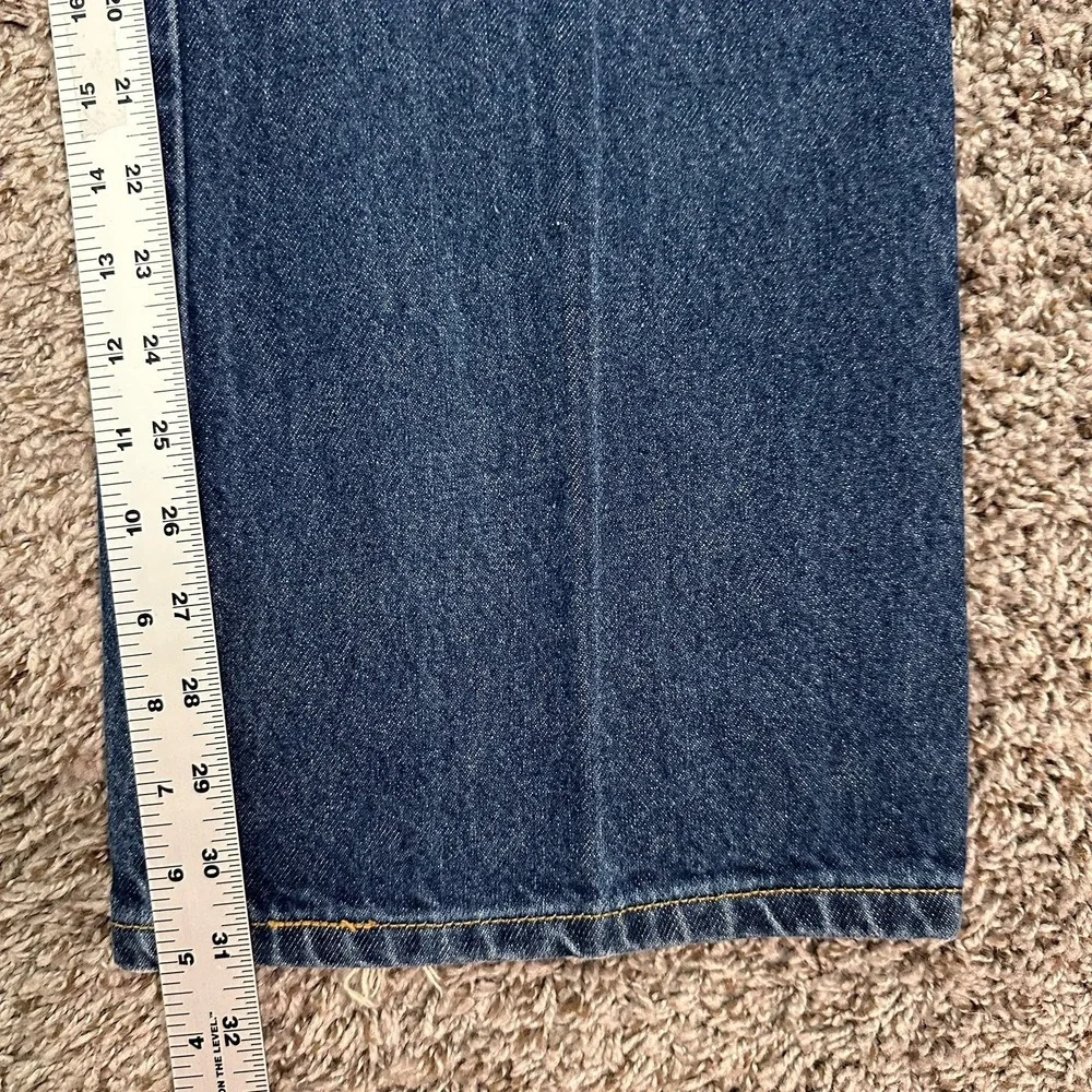 Levis 517 Jeans Mens 40x30 Blue Denim Bootcut Fit Medium Wash Red Tab Cotton y2k